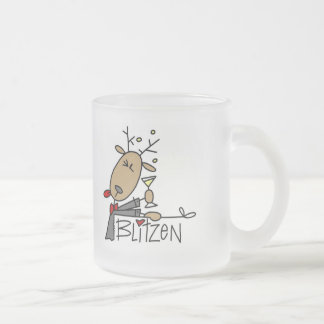 Tasse Givré T-shirts et cadeaux de renne de Blitzen
