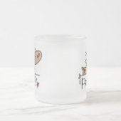 Tasse Givré T-shirts et cadeaux de renne de Prancer (Centre)