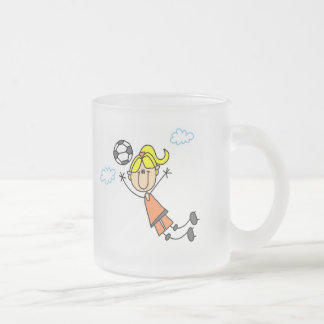 Tasse Givré T-shirts et cadeaux de saut du football de fille