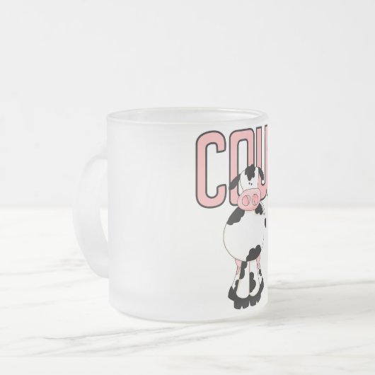 Tasse Givré T-shirts et cadeaux de vache (Devant gauche)