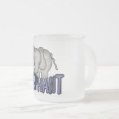 Tasse Givré T-shirts et cadeaux d'éléphant (Devant droit)