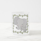 Tasse Givré T-shirts et cadeaux d'éléphant de bébé (Centre)