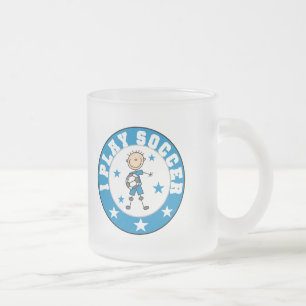 Tasse Givré T-shirts et cadeaux du football de jeu du garçon