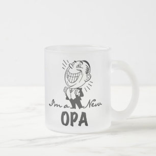 Tasse Givré T-shirts et cadeaux en nouvel opa souriants