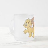Tasse Givré T-shirts et cadeaux heureux de chien de Brown (Devant gauche)
