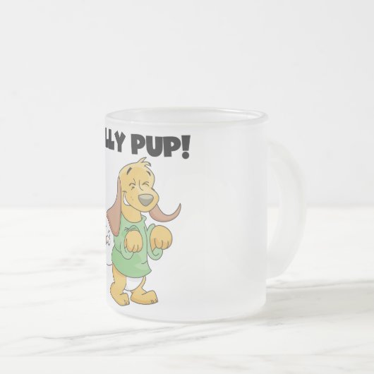 Tasse Givré T-shirts et cadeaux idiots de chiot de chemise (Devant droit)