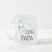 Tasse Givré T-shirts et cadeaux King Papa (Gauche)