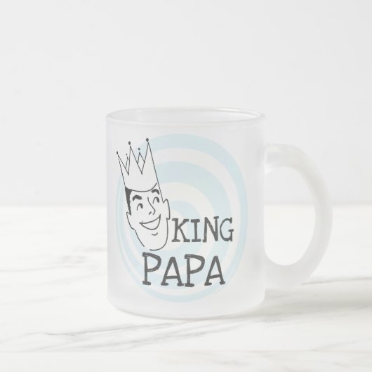Tasse Givré T-shirts et cadeaux King Papa (Droit)