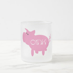 Tasse Givré T-shirts et cadeaux krouik-krouik roses de porc