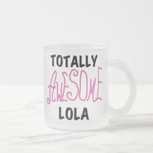 Tasse Givré T-shirts et cadeaux Lola rose totalement géniaux