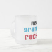 Tasse Givré T-shirts et cadeaux My Grampy Rocks (Devant gauche)