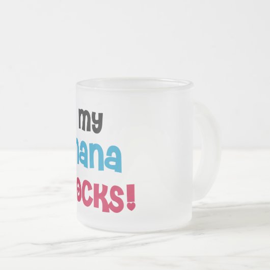 Tasse Givré T-shirts et cadeaux My Nana Rocks (Devant droit)