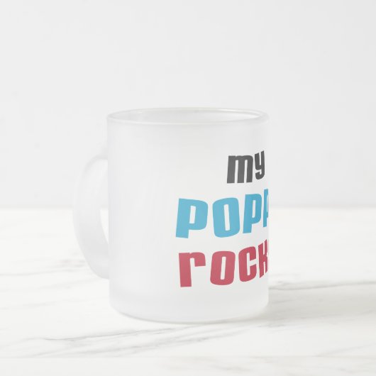 Tasse Givré T-shirts et cadeaux My Poppy Rocks (Devant gauche)