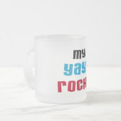 Tasse Givré T-shirts et cadeaux My Yaya Rocks (Devant gauche)