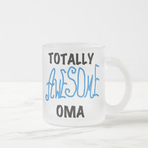 Tasse Givré T-shirts et cadeaux Oma Blue totalement géniaux