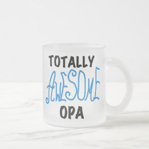 Tasse Givré T-shirts et cadeaux Opa bleu absolument géniaux