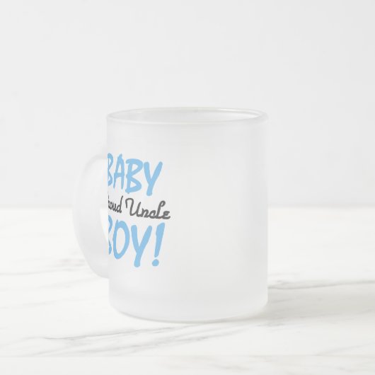 Tasse Givré T-shirts et cadeaux pour bébé Oncle Fiers (Devant gauche)