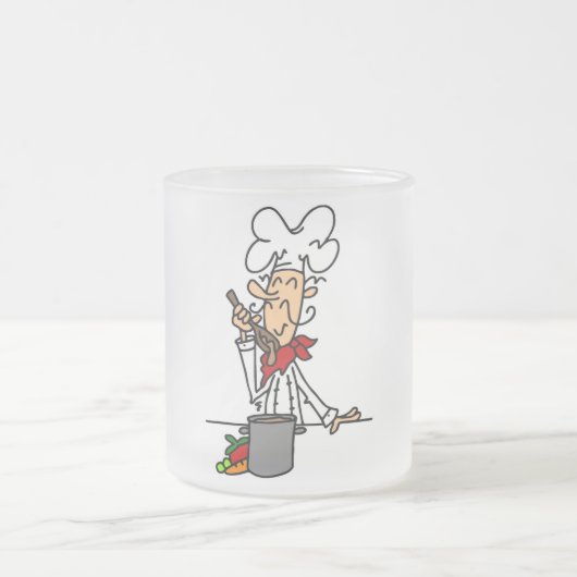 Tasse Givré T-shirts et cadeaux pour chef soupe (Centre)