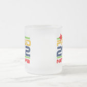 Tasse Givré T-shirts et cadeaux Proud New Papa 2012 (Centre)