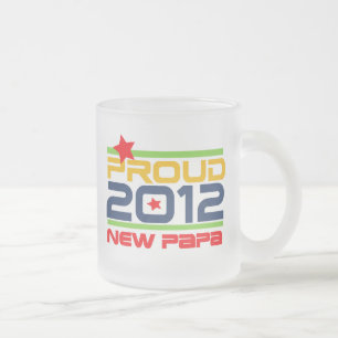Tasse Givré T-shirts et cadeaux Proud New Papa 2012