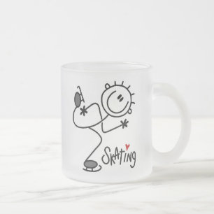 Tasse Givré T-shirts et cadeaux simples de patinage sur glace