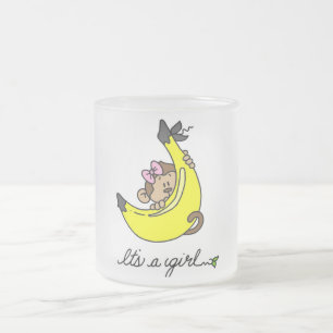 Tasse Givré T-shirts et Cadeaux Singe C'est une Fille