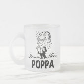 Tasse Givré T-shirts et cadeaux Smiling New Poppa (Gauche)
