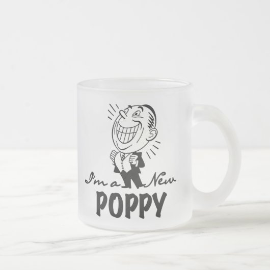 Tasse Givré T-shirts et cadeaux Smiling New Poppy (Droit)
