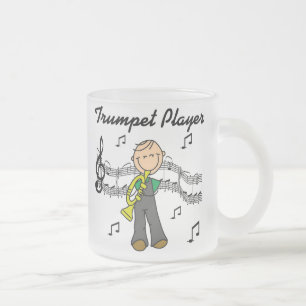 Tasse Givré T-shirts et cadeaux Stick Figure Joueur de trompet