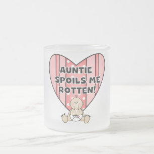 Tasse Givré Tante rose Spoils Me Tshirts et cadeaux
