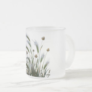 Tasse Givré "Tasse en verre givré élégante botanique"