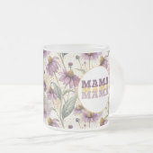 Tasse Givré Taza De Café Watercolor Echinacea Purple & Gold (Devant droit)