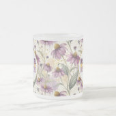 Tasse Givré Taza De Café Watercolor Echinacea Purple & Gold (Centre)