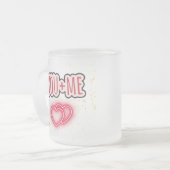Tasse Givré Taza semitransparente You + Me (Devant gauche)