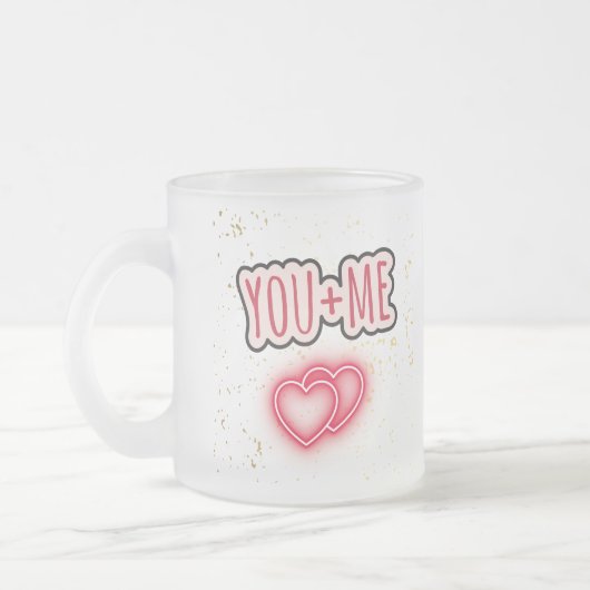 Tasse Givré Taza semitransparente You + Me (Gauche)