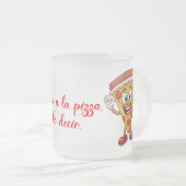 Tasse Givré Te amo mas que a la pizza (Devant droit)