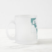 Tasse Givré Teal carré, je suis spatial, @MappingCenter (Gauche)