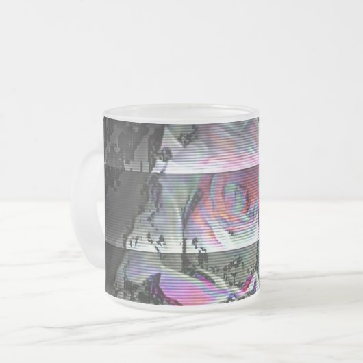 Tasse Givré Techno Bouquet (Devant gauche)