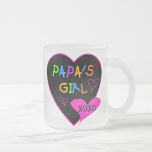 Tasse Givré Tee - shirt de la fille du papa, casquettes,
