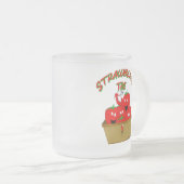 Tasse Givré Temps de la fraise ! (Devant droit)