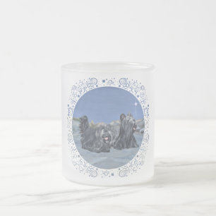 Tasse Givré Térriers SKYE un soir d'hiver