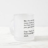 Tasse Givré Test de Sobriété (Devant gauche)