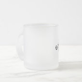 Tasse Givré Texte ASMR 3D (Devant gauche)