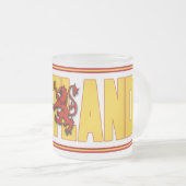 Tasse Givré Texte du drapeau écossais (Devant droit)