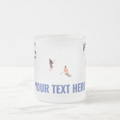 Tasse Givré Texte Personnalisé Ski alpin Ski Ski Ski (Centre)