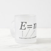 Tasse Givré Théorie d'E=MC2 Einstein de relativité (Devant gauche)