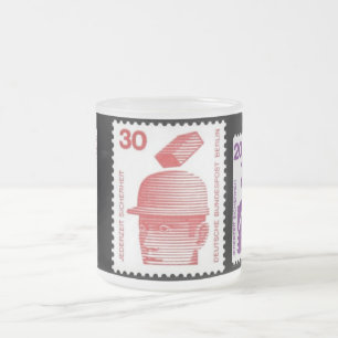 Tasse Givré "Timbres de sécurité des travailleurs allemands de
