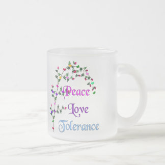 Tasse Givré Tolérance d'amour de paix