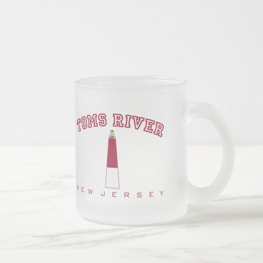 Tasse Givré Toms River - phare de Barnegat (Droit)