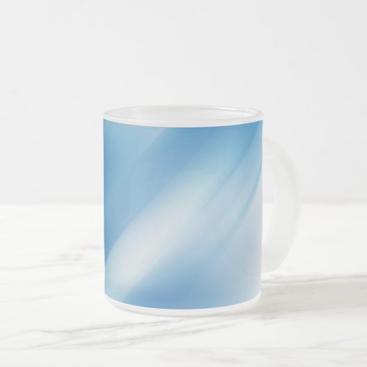 Tasse Givré Topaz bleu (Devant droit)